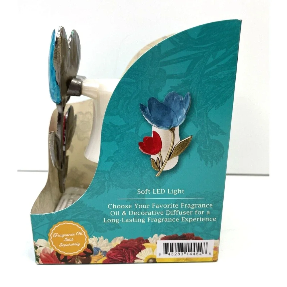 Pioneer Woman Aroma Accents Fragrance Plug-in Tulip Floral Diffuser